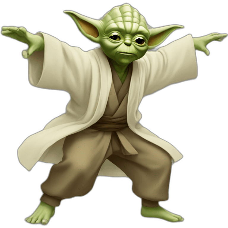 Yoda dance hiphop emoji