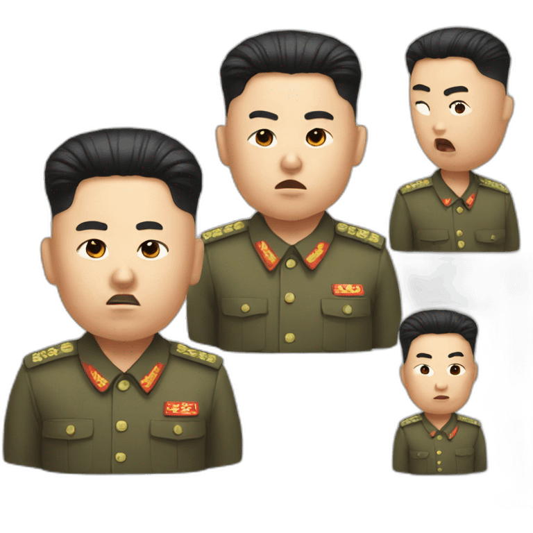 kim jong un say NO emoji