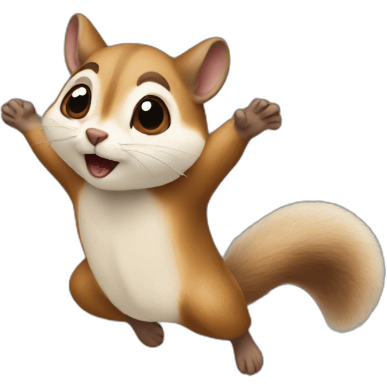 Flying squirrel emoji