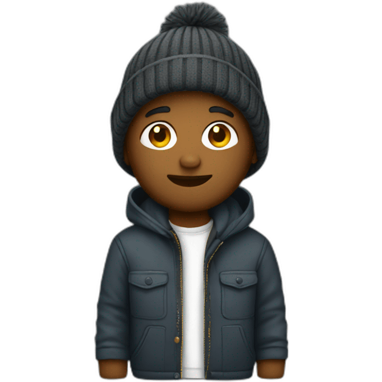 designer with beanie emoji