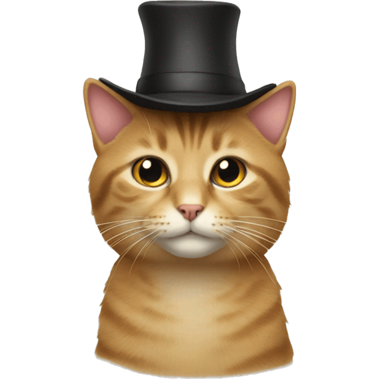 Cat with hat emoji