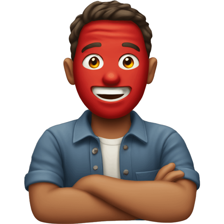 smily redface emoji