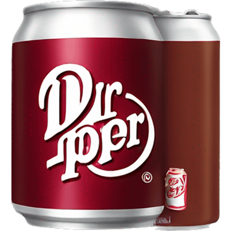 can of dr. pepper emoji