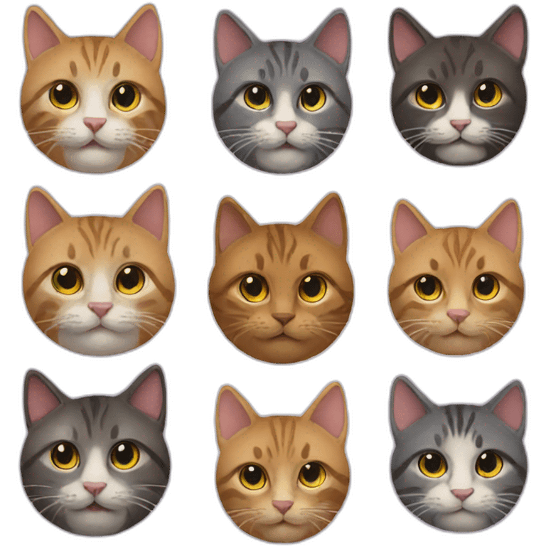 13 cats emoji