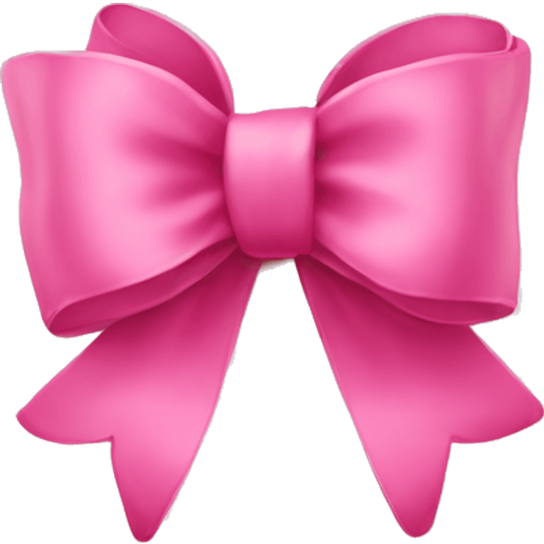 cute christmas pink bow emoji