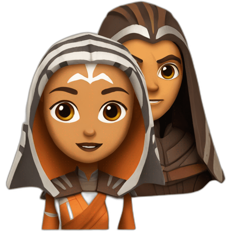 Ahsoka and anakin emoji