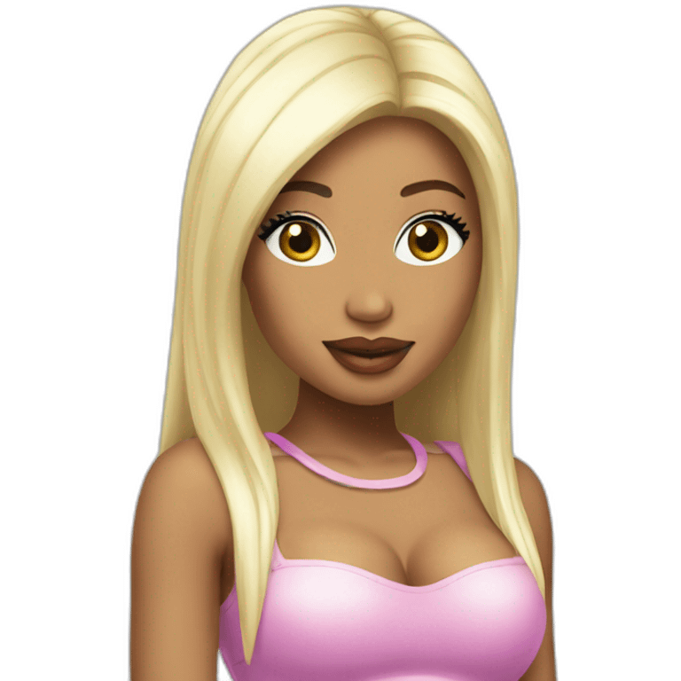 nicki minaj but white emoji