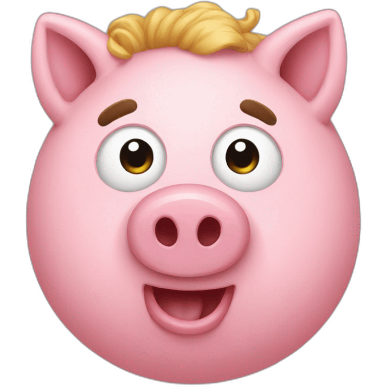 piggy man emoji