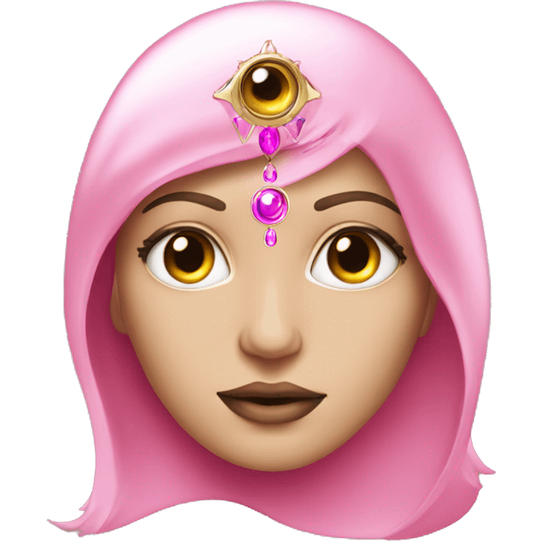 andromedan diva pink third eye emoji