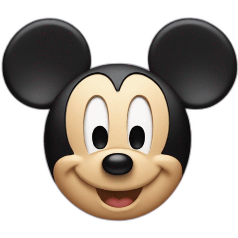 Mickey with mickey ears emoji