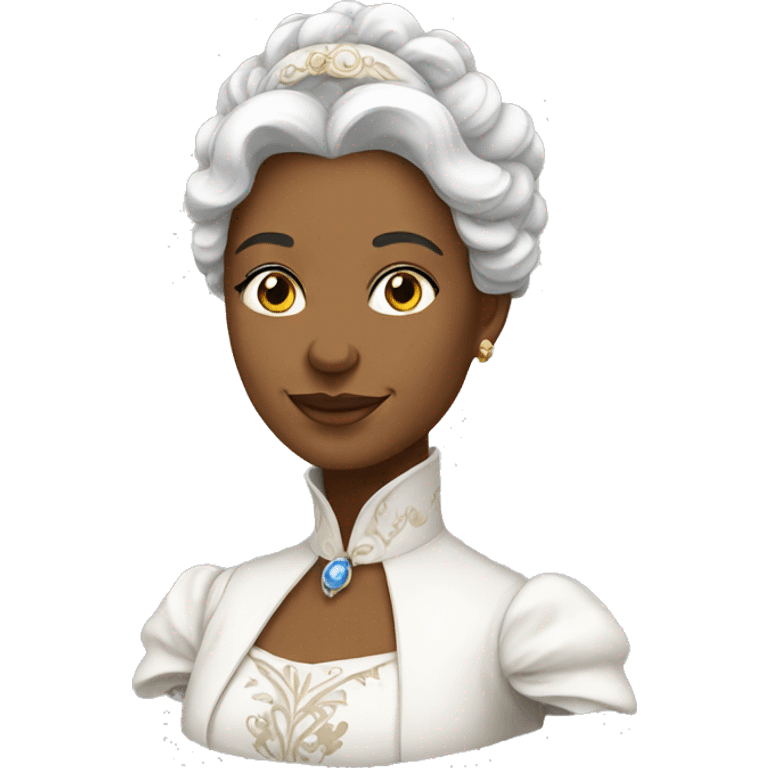 noble lady white emoji