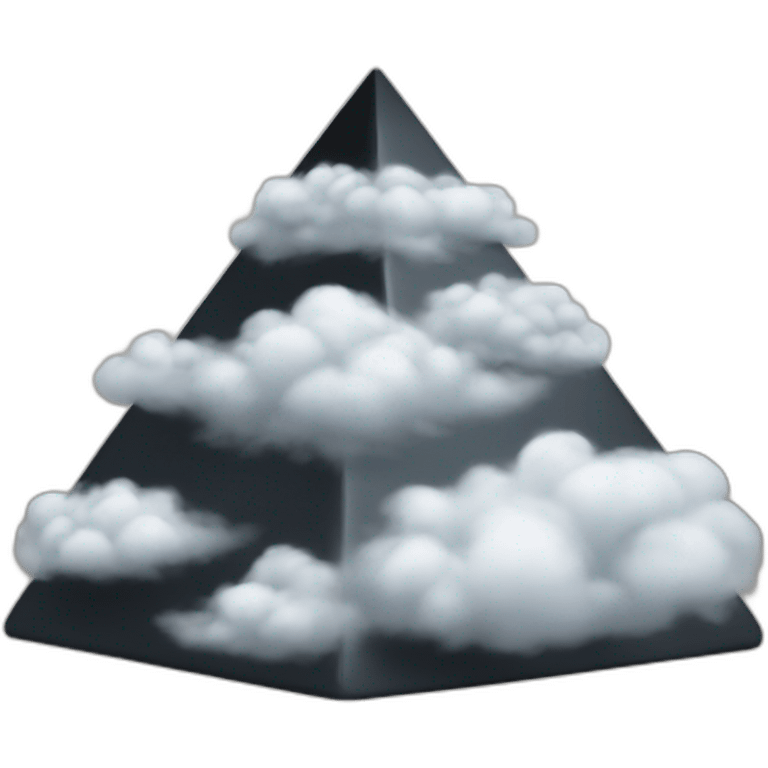 black-pyramid-on-cloud emoji