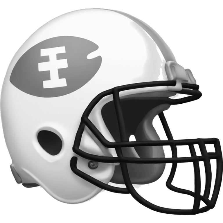 white football helmet emoji