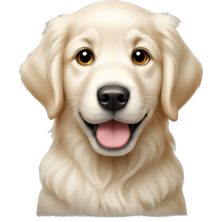 English Creme Golden Retriever Puppy emoji