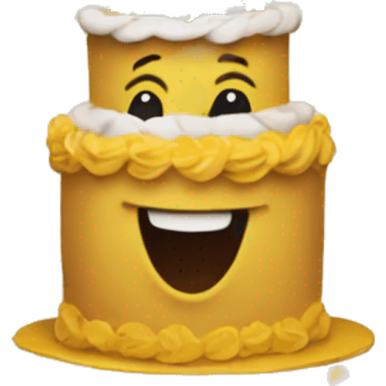 Happy birthday emoji joining hands for good wishes emoji