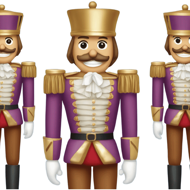 nutcracker, male with torso and teeth emoji