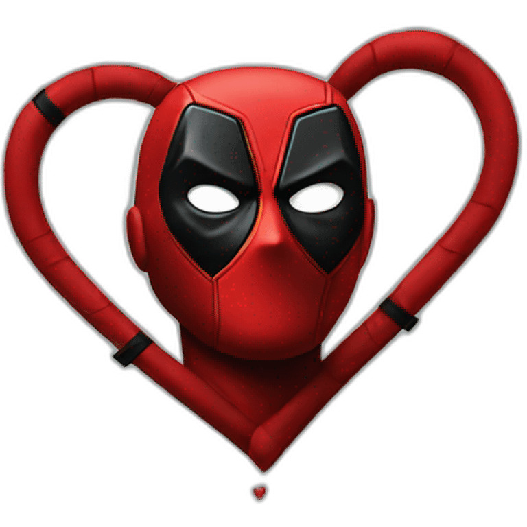 deadpool heart emoji