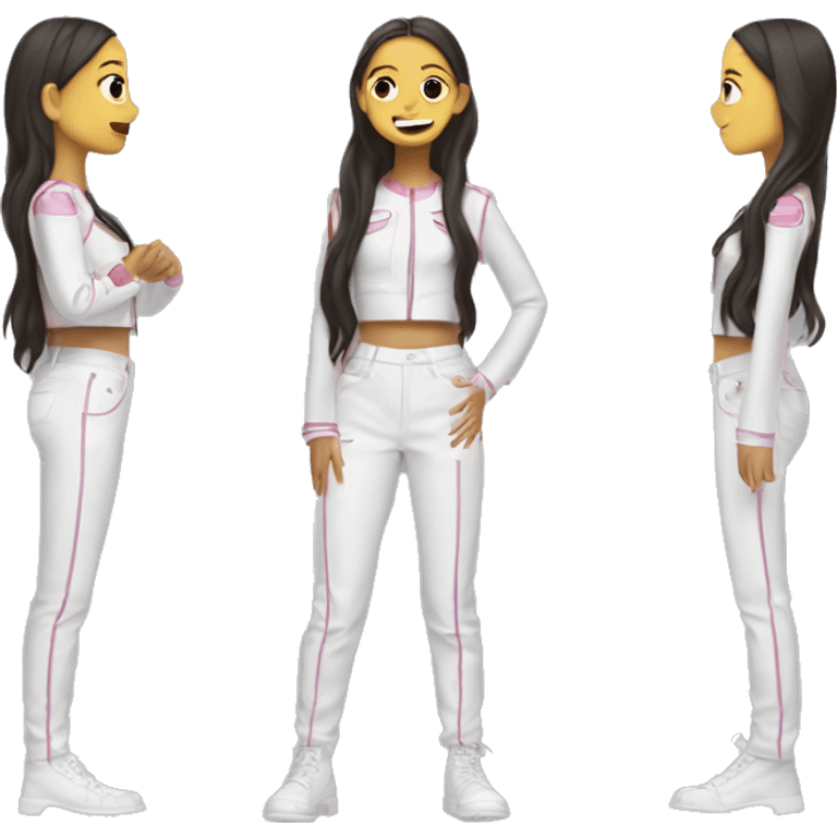 Olivia rodrigo in her guts tour outfit emoji