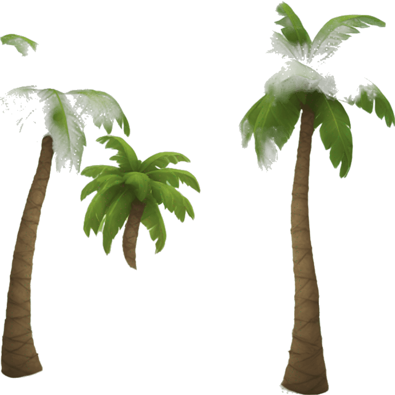 Palm trees on beach emoji