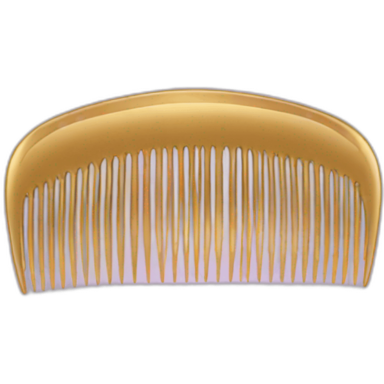 hair comb emoji