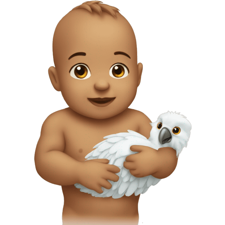 süsser baby papagaei emoji