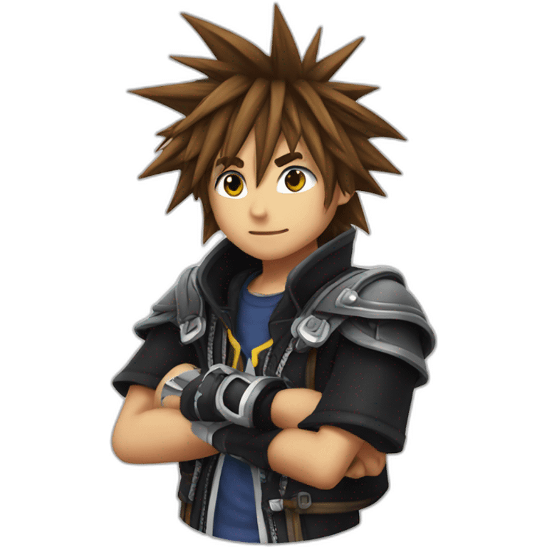 Sora Kingdom Hearts emoji