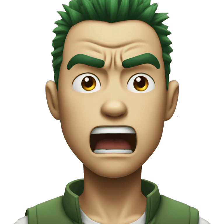 gon freecss angry expression emoji