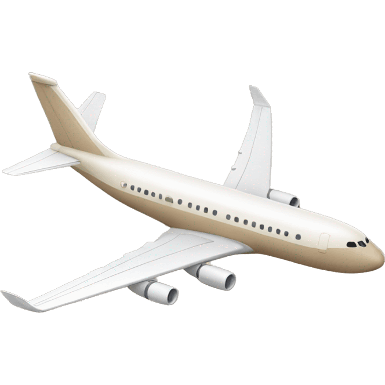 beige airplane emoji