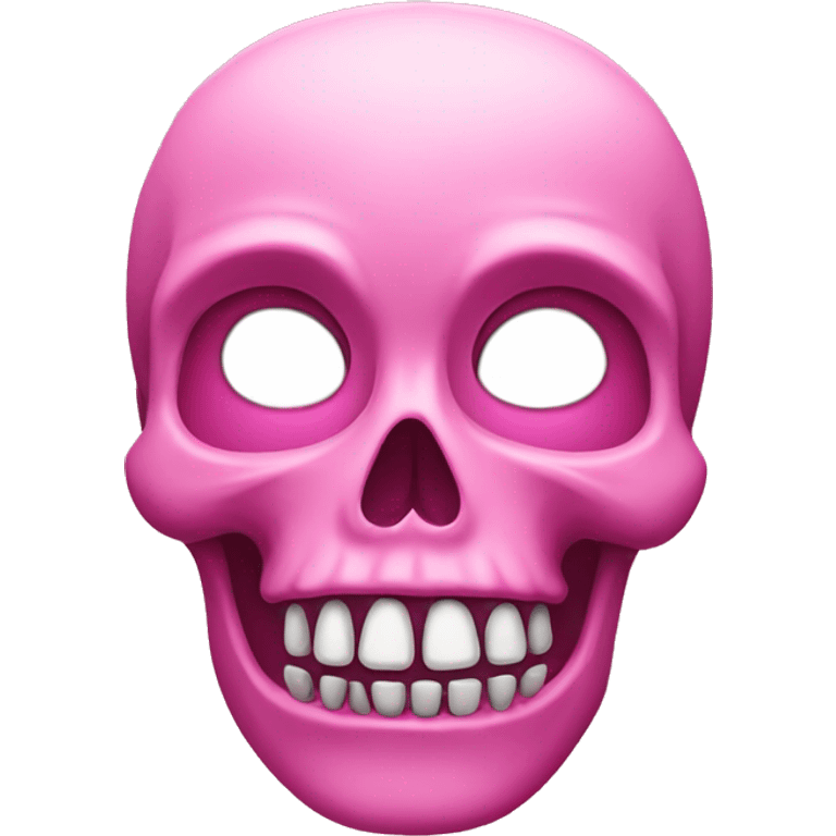 Pink skull emoji