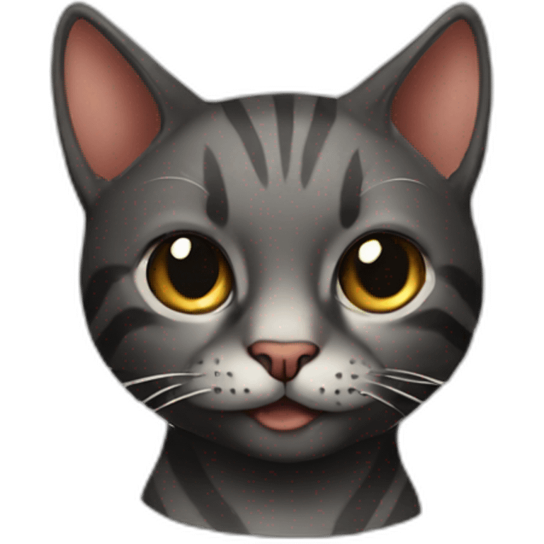 cat with tattoo emoji