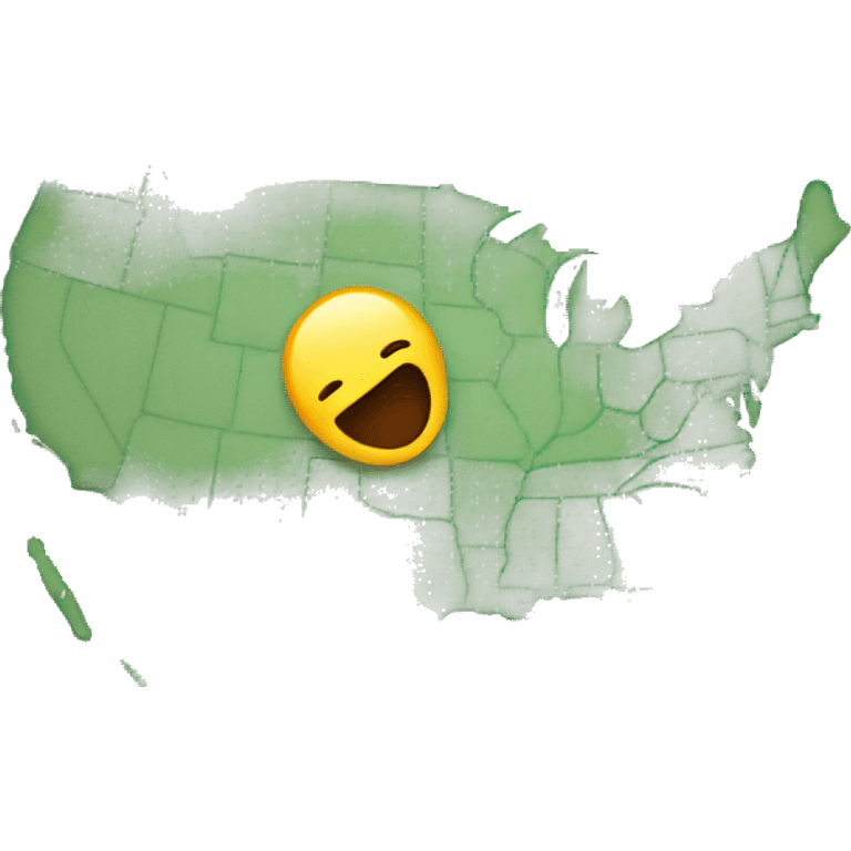 North America on the map emoji