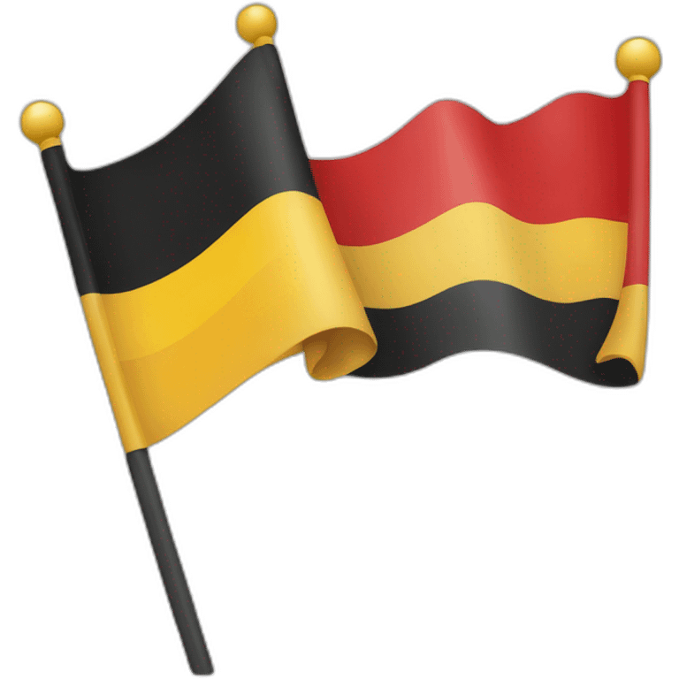 drapeau espagnol et allemand emoji