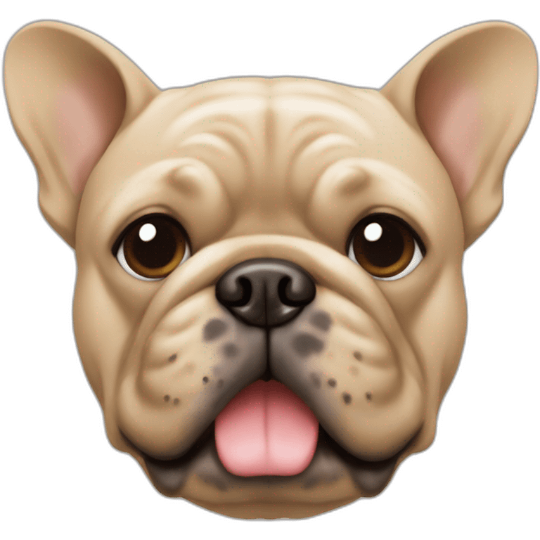 sand color french buldog emoji