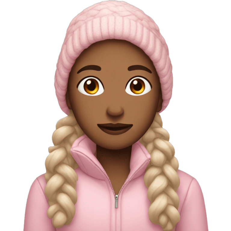 light pink winter  emoji