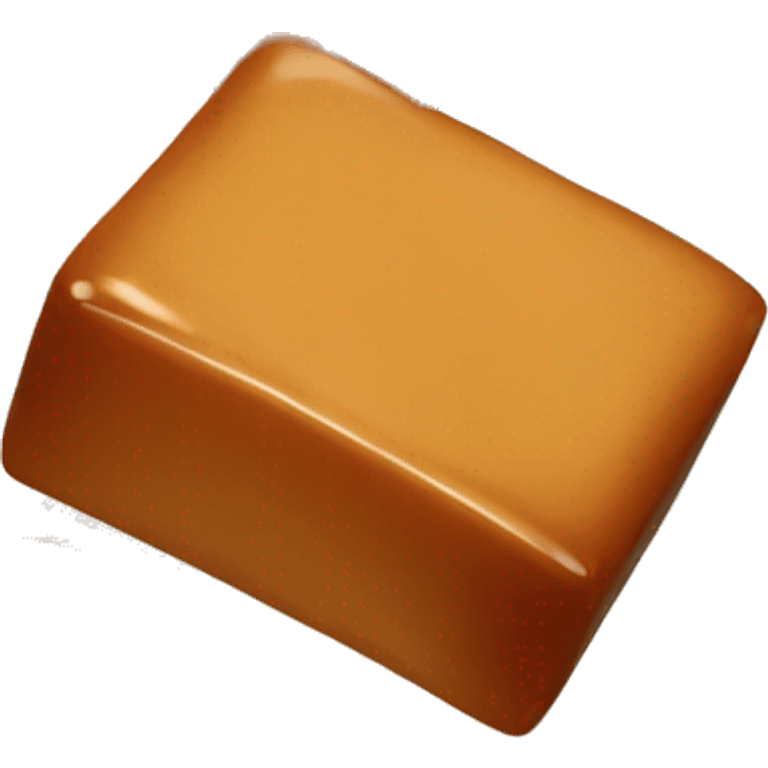 caramel cube emoji