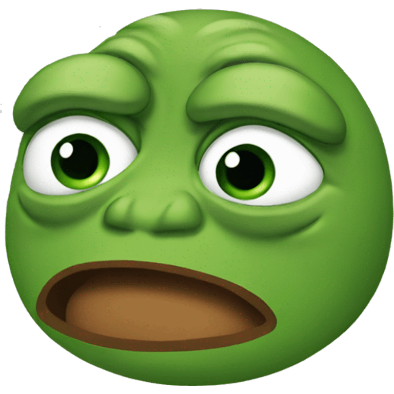 Pepe crying emoji