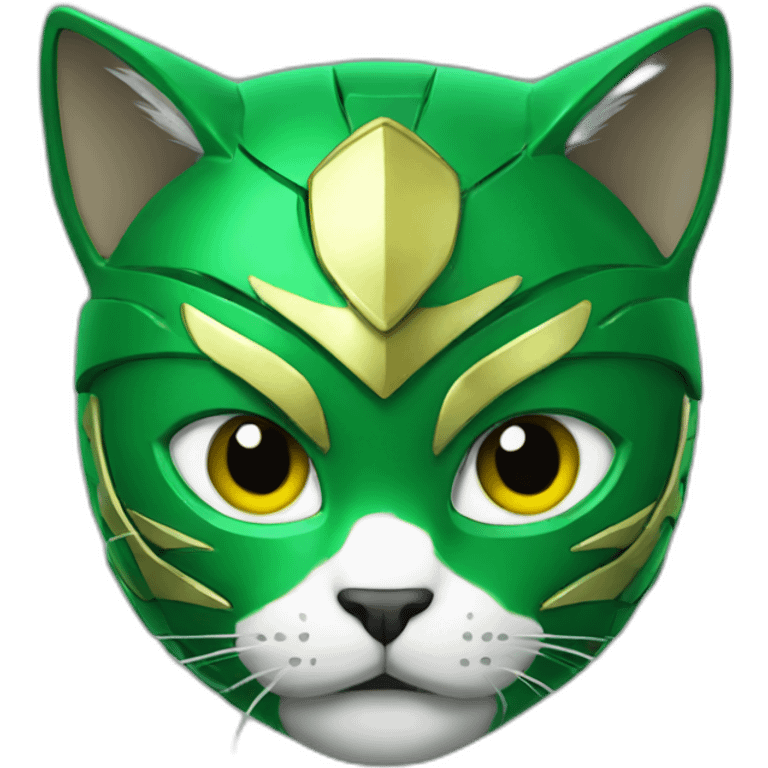 cat green ranger emoji