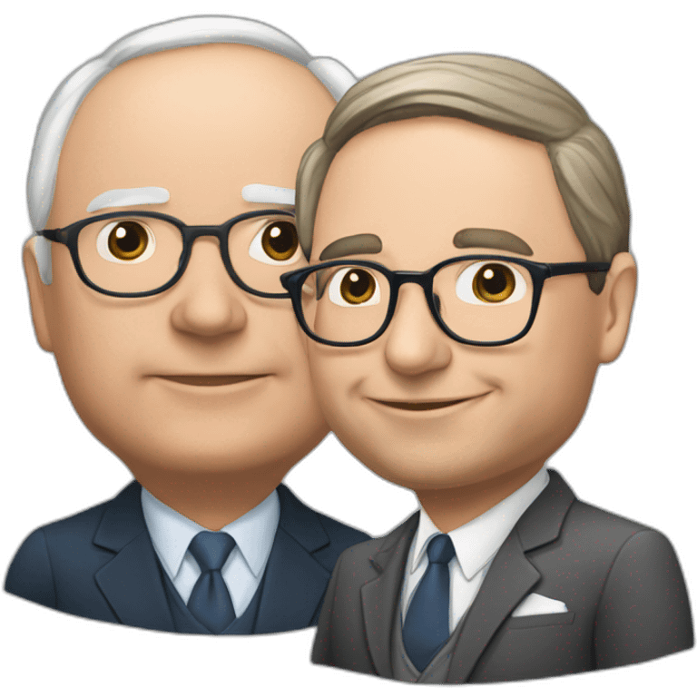 charlie munger and ben graham emoji