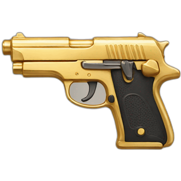 Gold Gun emoji