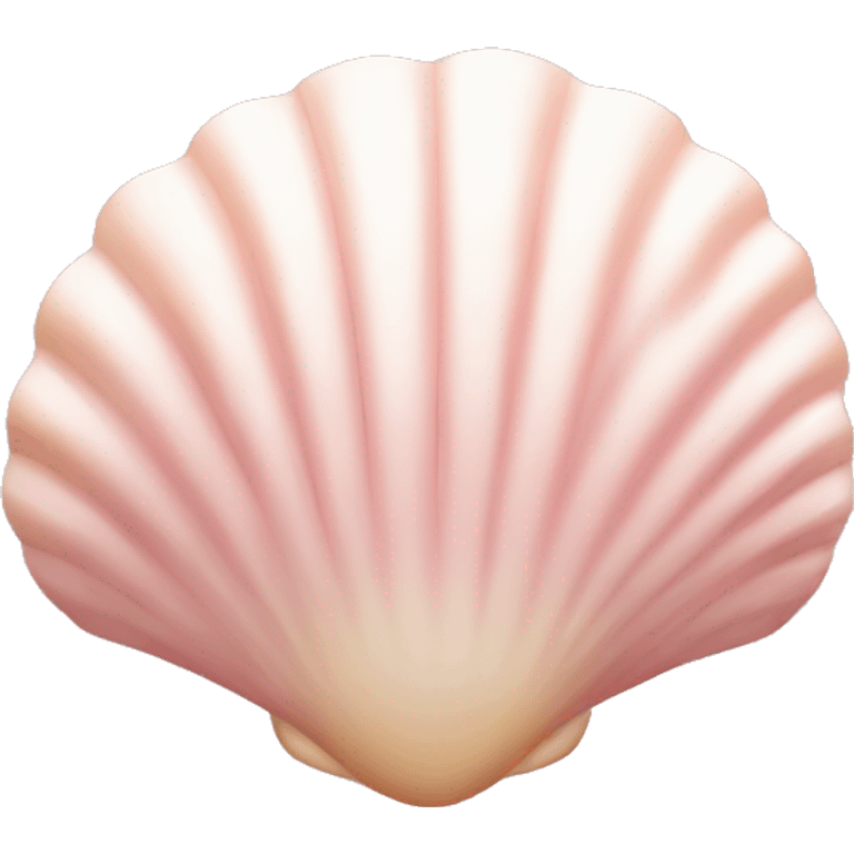 shell in La light pink bow emoji