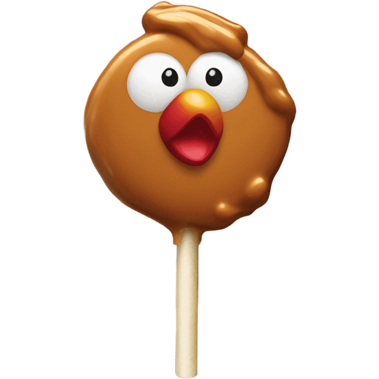 caramel lollipop cockerel emoji