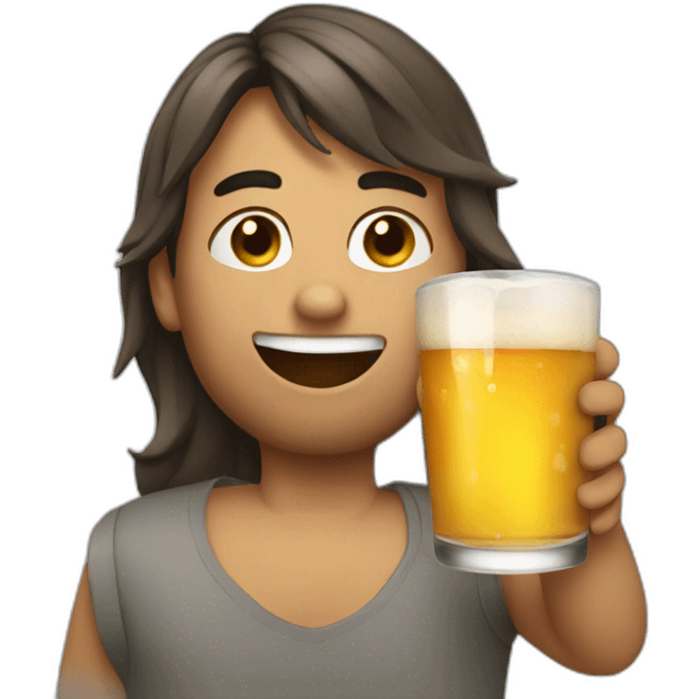 getting drunk on a weekend emoji