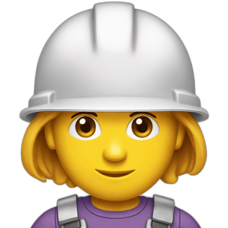 the builder's helmet emoji