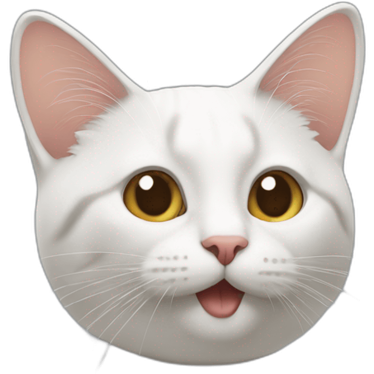 Un chat mouillé emoji