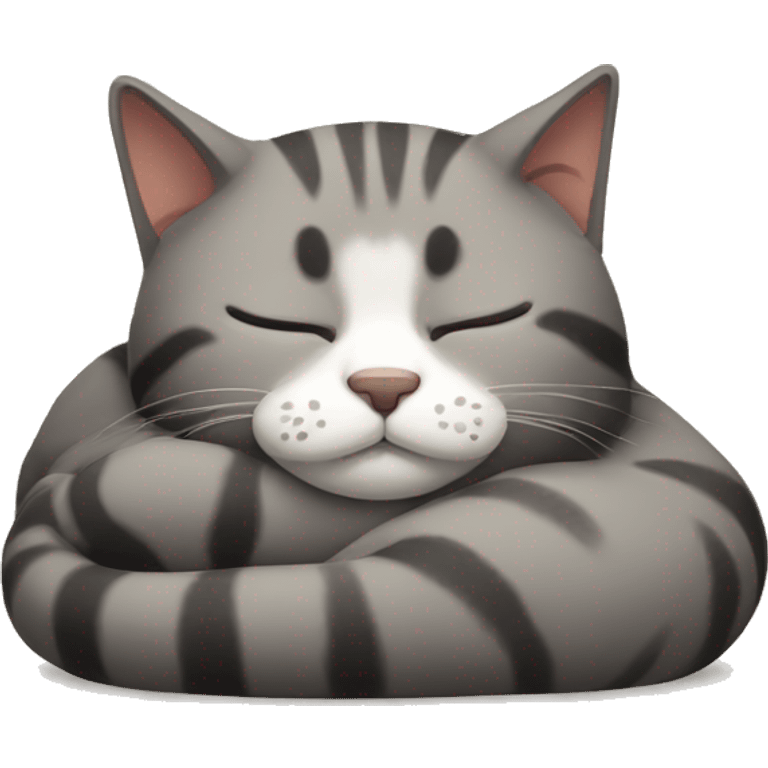 Sleepy cat emoji