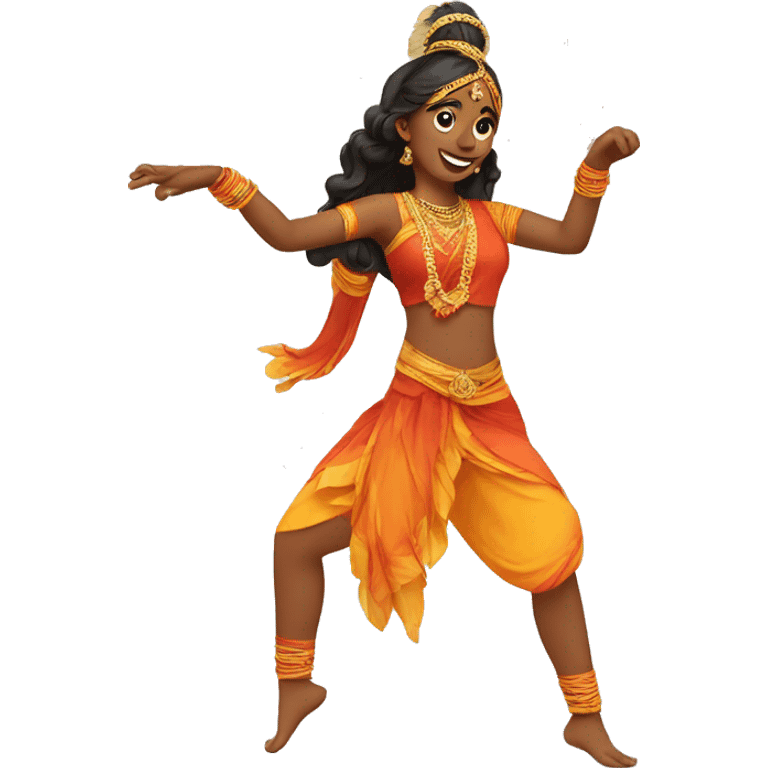 traditional indian dance emoji