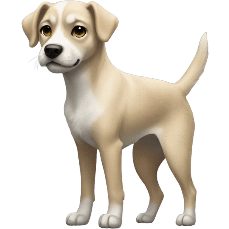 Rue from hunger games as a dog emoji