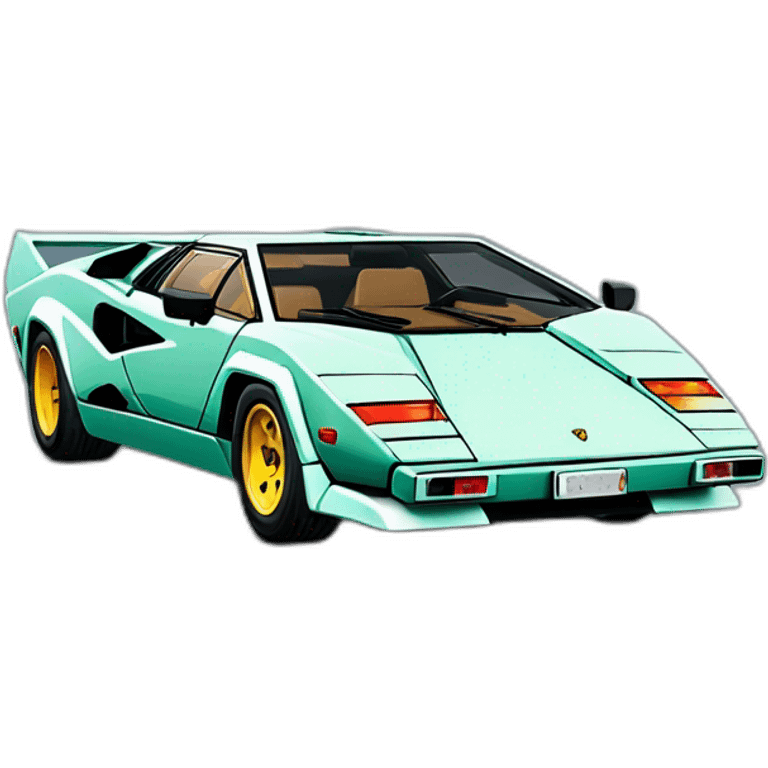 Lamborghini Countach emoji