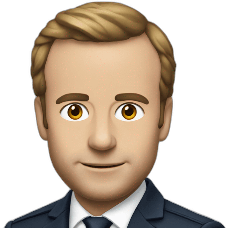 Macron en slip emoji