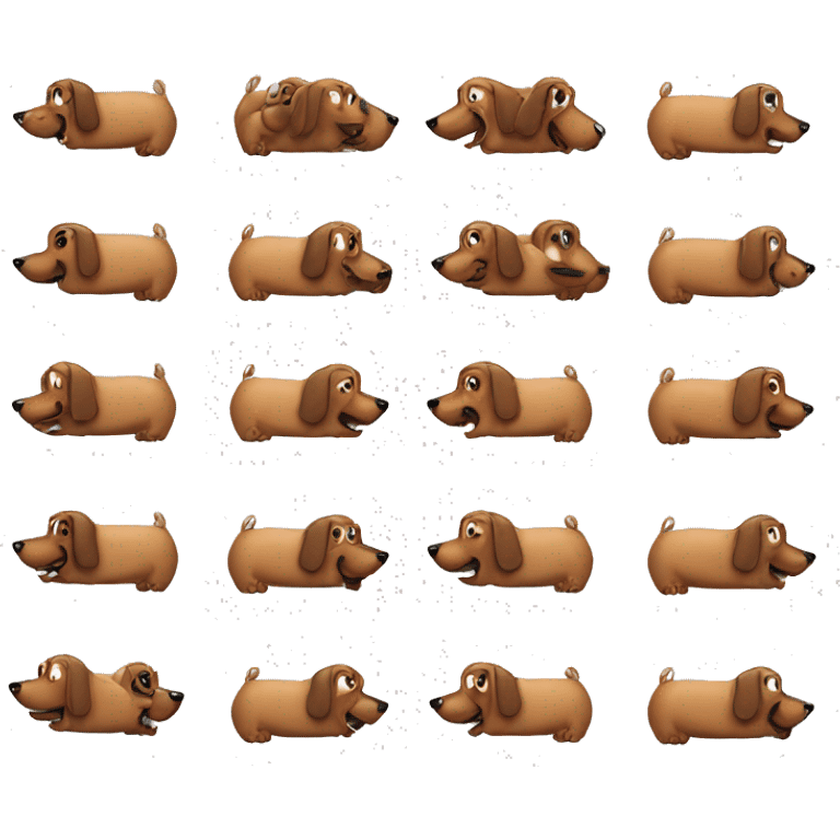 police sausage dog  emoji